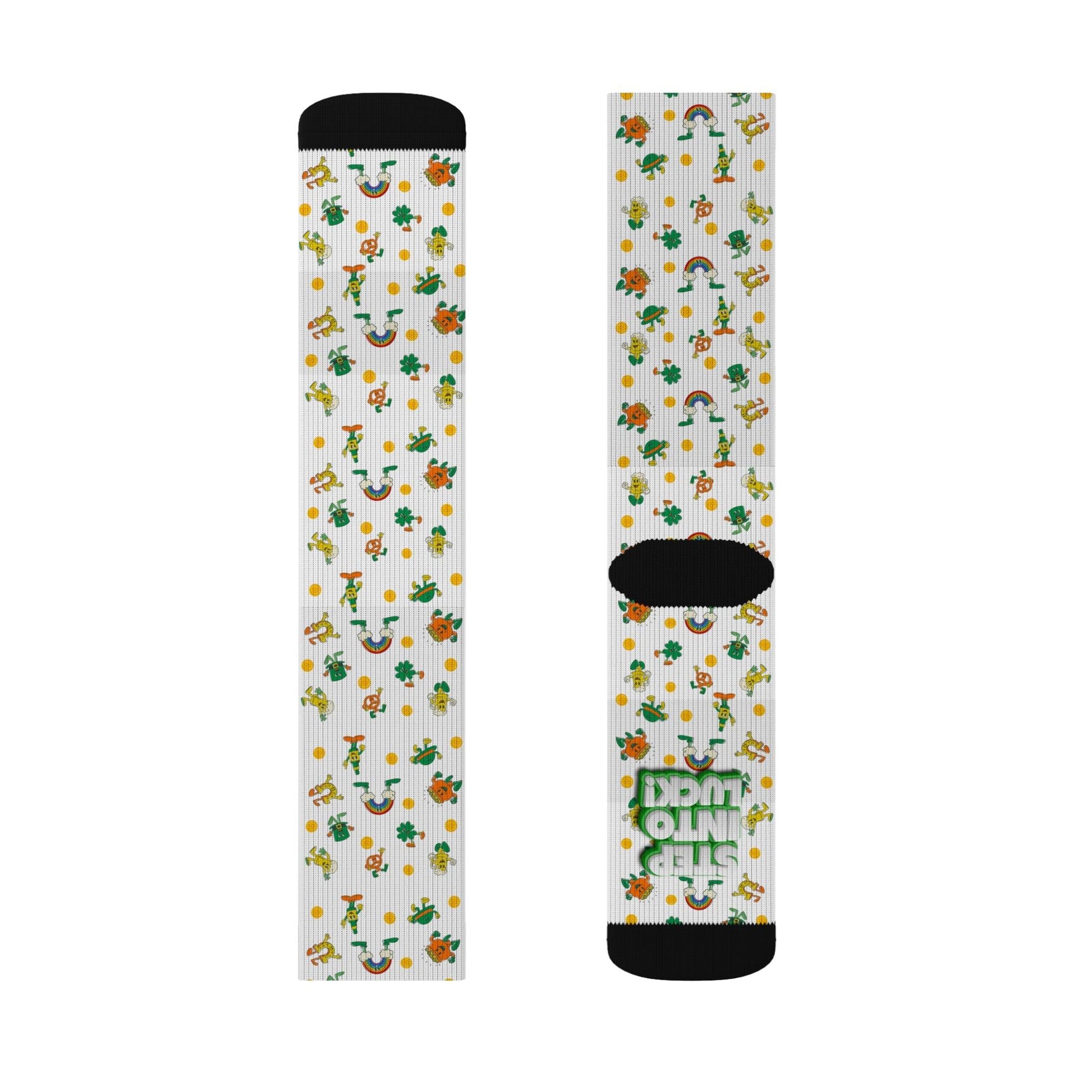 Lucky Charm St. Patrick's Day Socks - Step into Luck! 🍀🌈💰 - Whippie's
