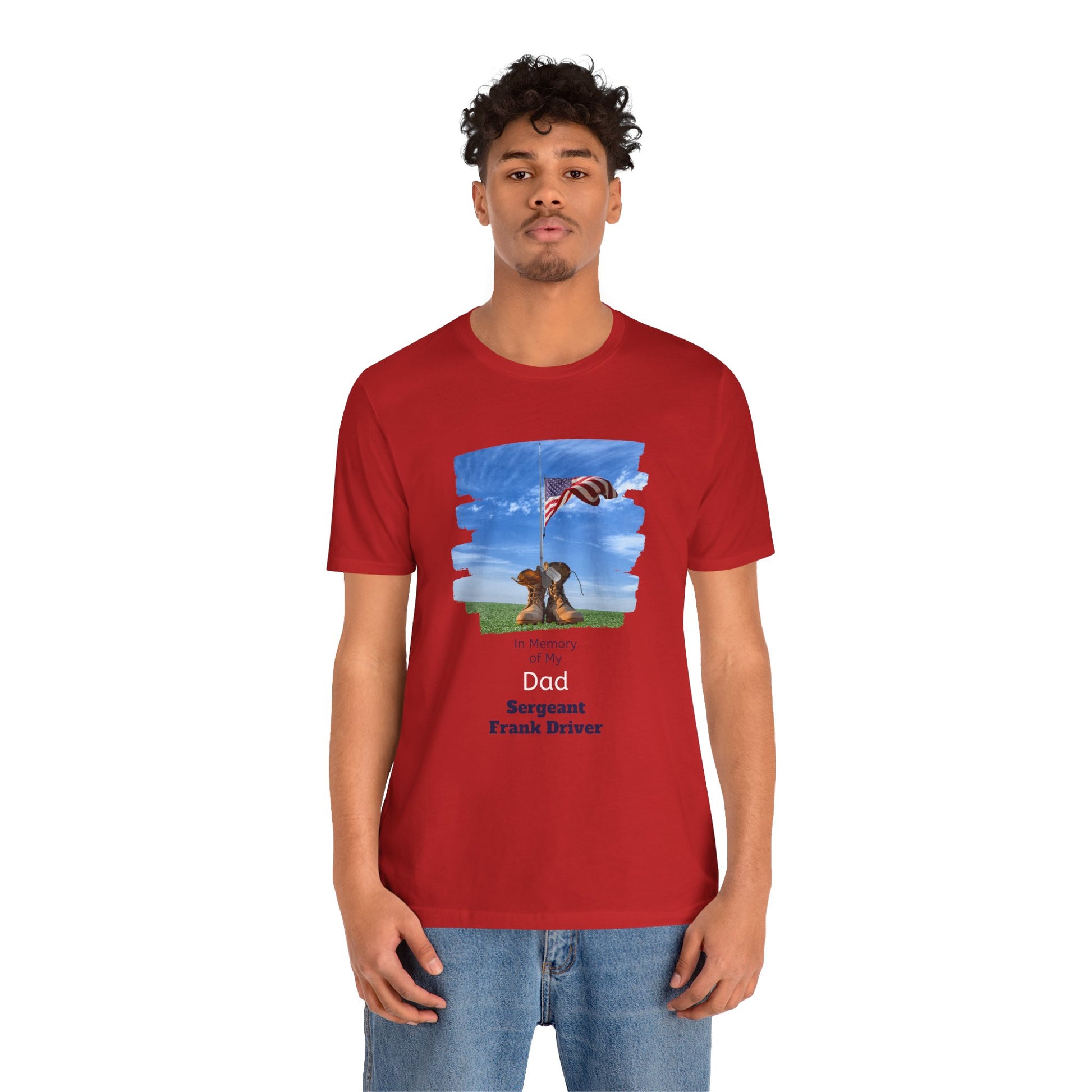 Memorial Day Military Boots Unisex Tee - Personalizable - Whippie's
