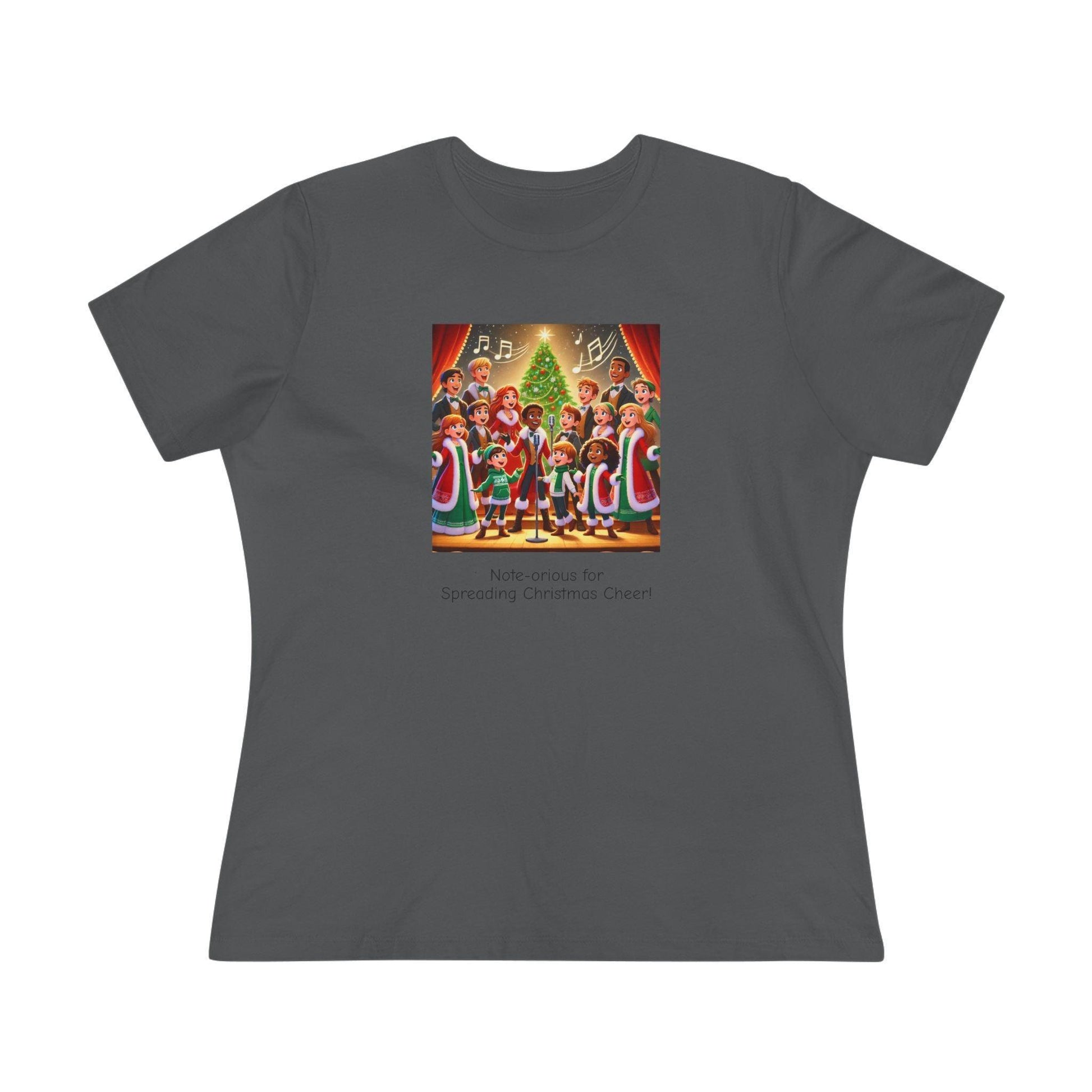 Note-orious for Spreading Christmas Cheer! - Women's Tee - Whippie's