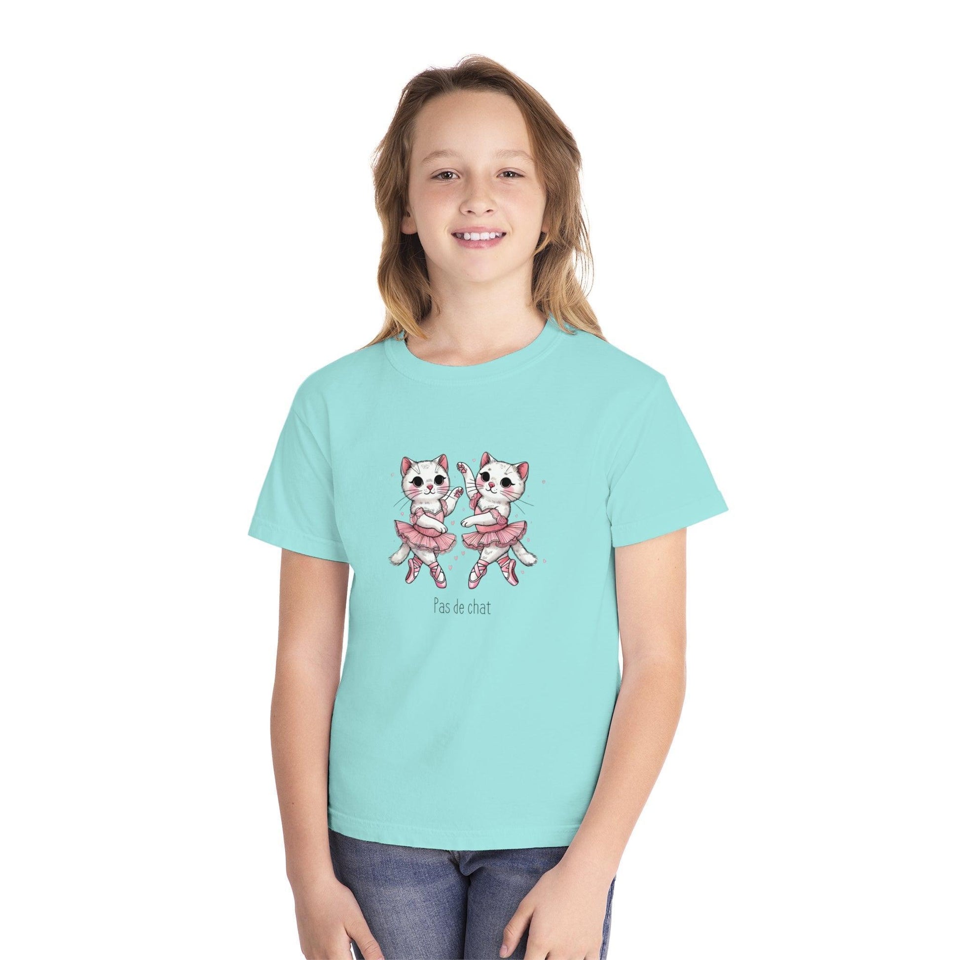 🐈‍⬛ Pas de Chat 🩰 Youth Midweight Tee ✨ - Whippie's