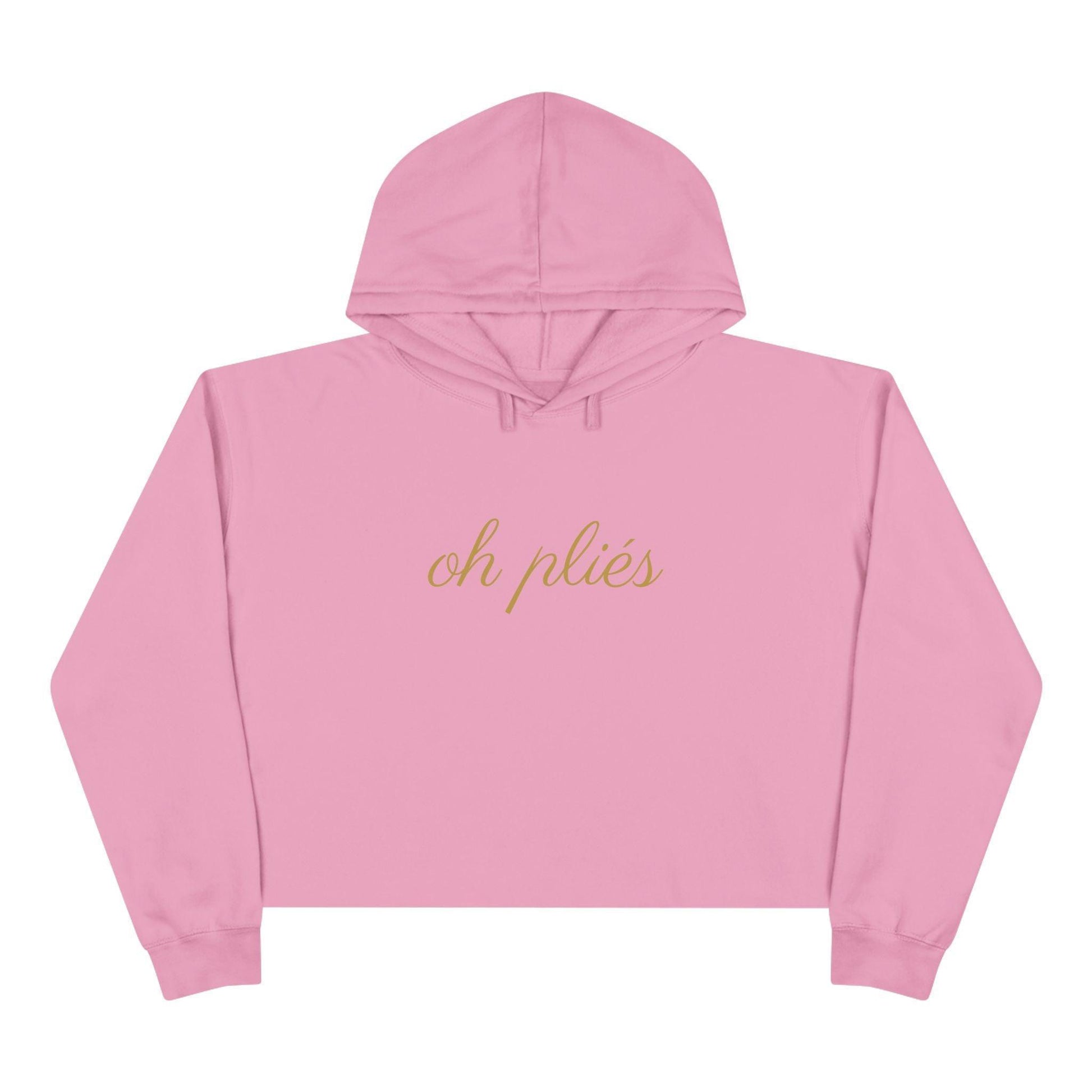 ✨ Oh Pliés ✨ Women's Cropped Hoodie 💖 - Whippie's