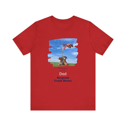 Memorial Day Military Boots Unisex Tee - Personalizable - Whippie's