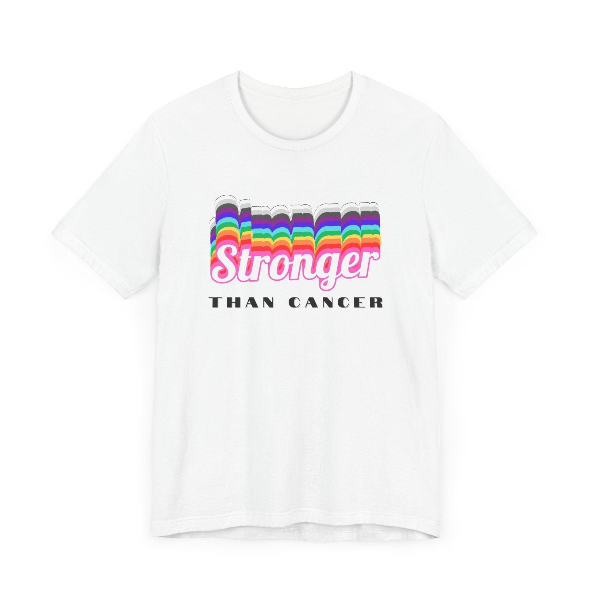 💪 Stronger Than Cancer 🎗️ Unisex Jersey Tee ✨ Show your support, wear your strength. - Whippie's
