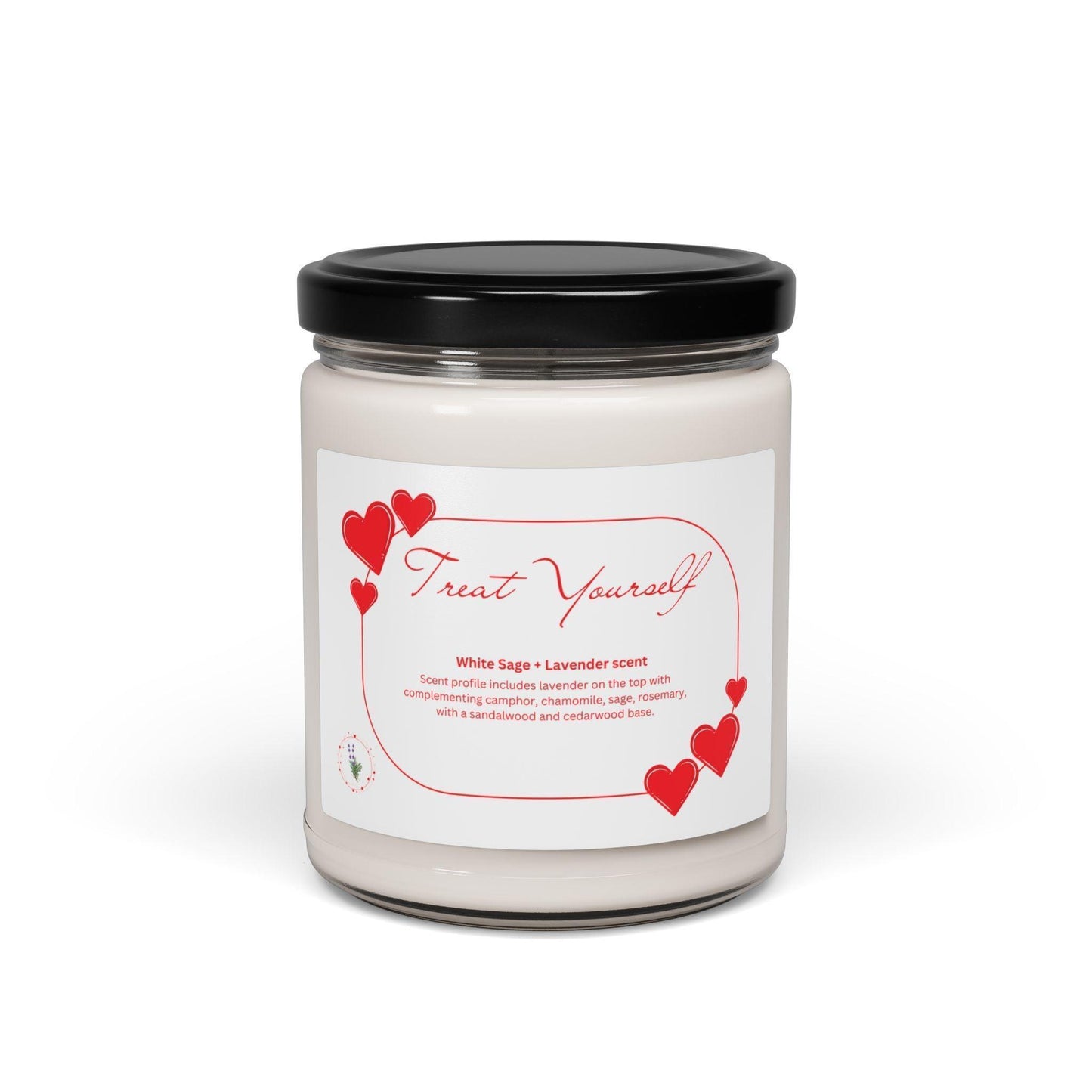 ✨ Treat Yourself ✨ Scented Soy Candle (9oz) 🕯️ Indulge your senses, relax your mind. - Whippie's