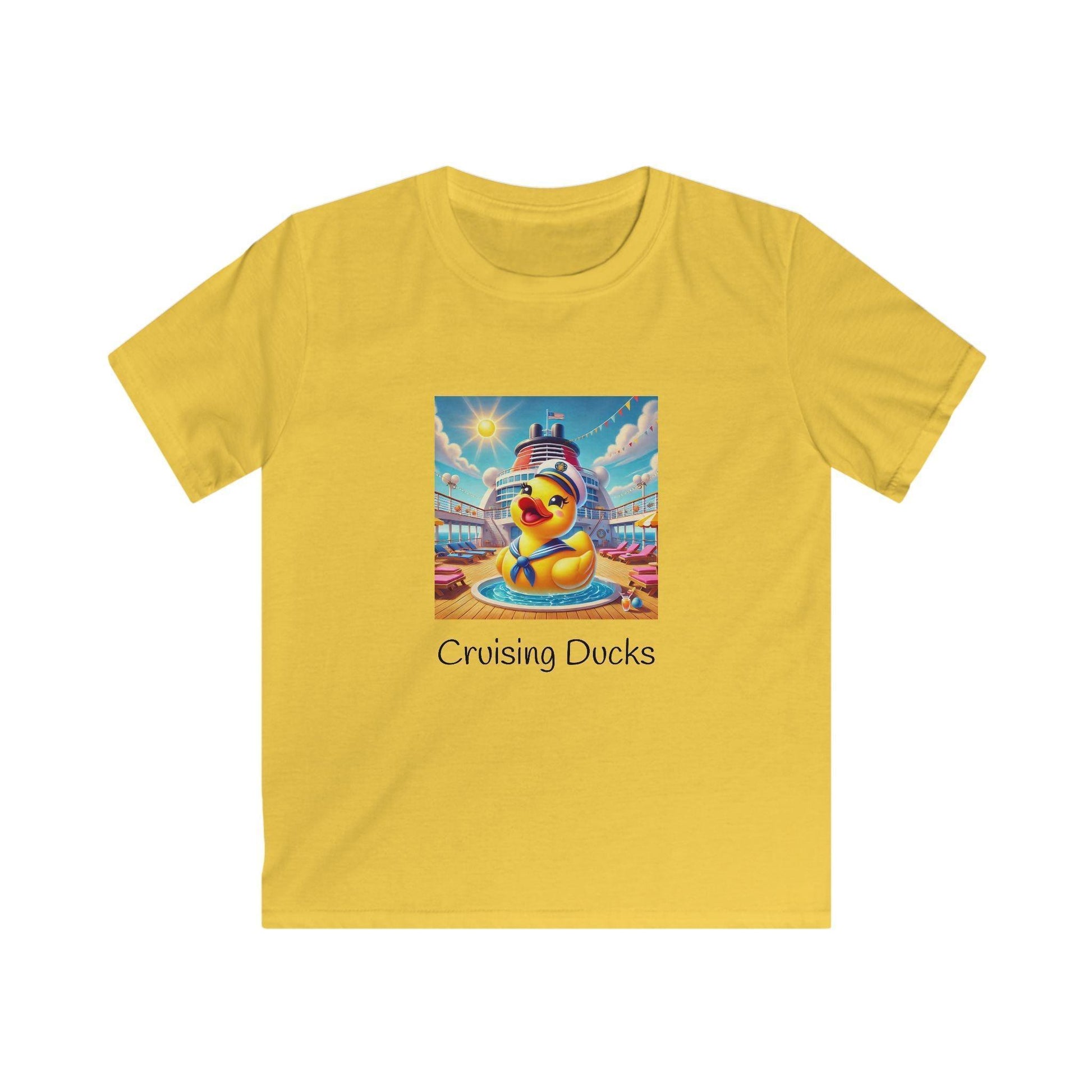 Duck on the Loose! Hilarious Cruise Ship Hide-and-Seek 🛳️ Kid's Tee 🐤 - Whippie's