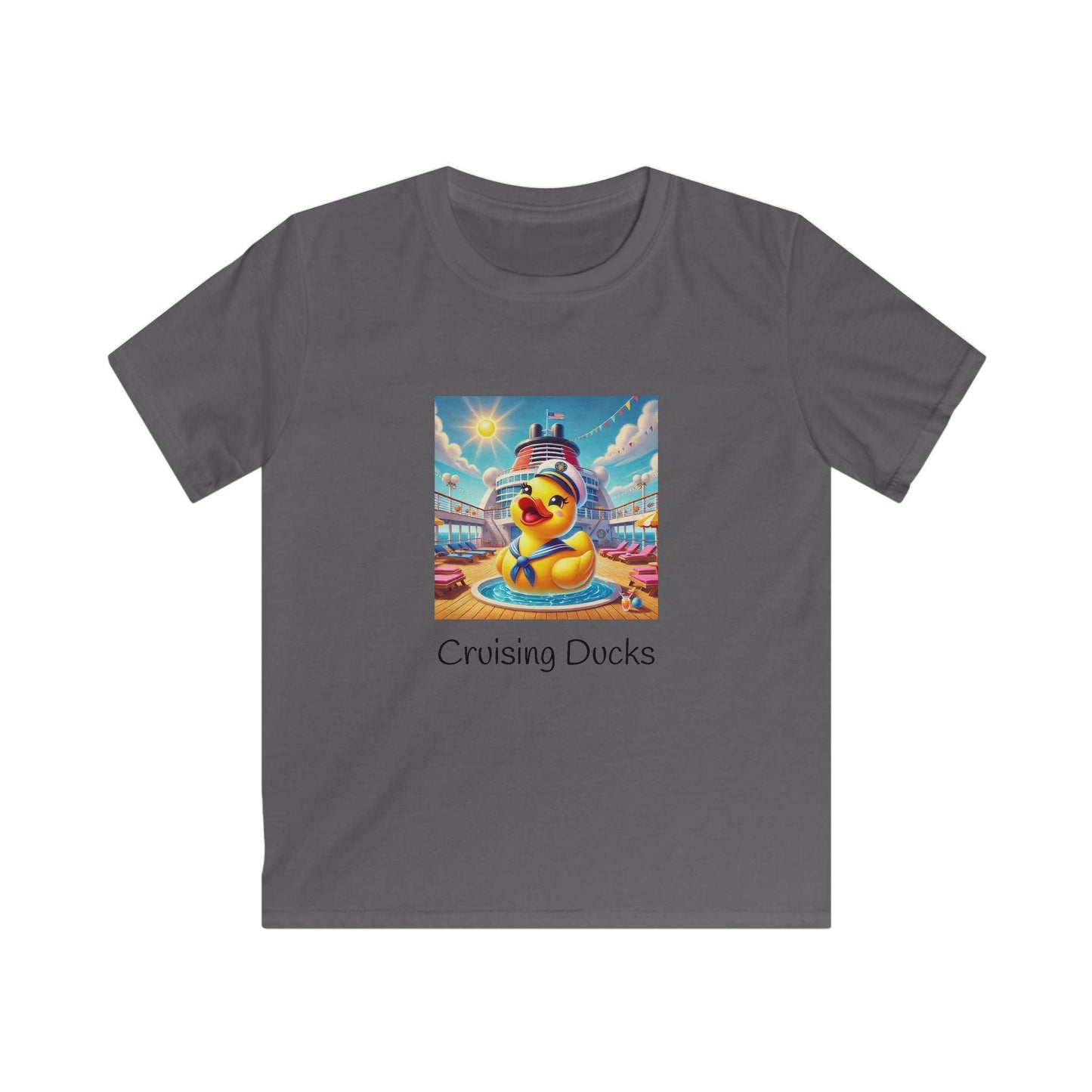 Duck on the Loose! Hilarious Cruise Ship Hide-and-Seek 🛳️ Kid's Tee 🐤 - Whippie's