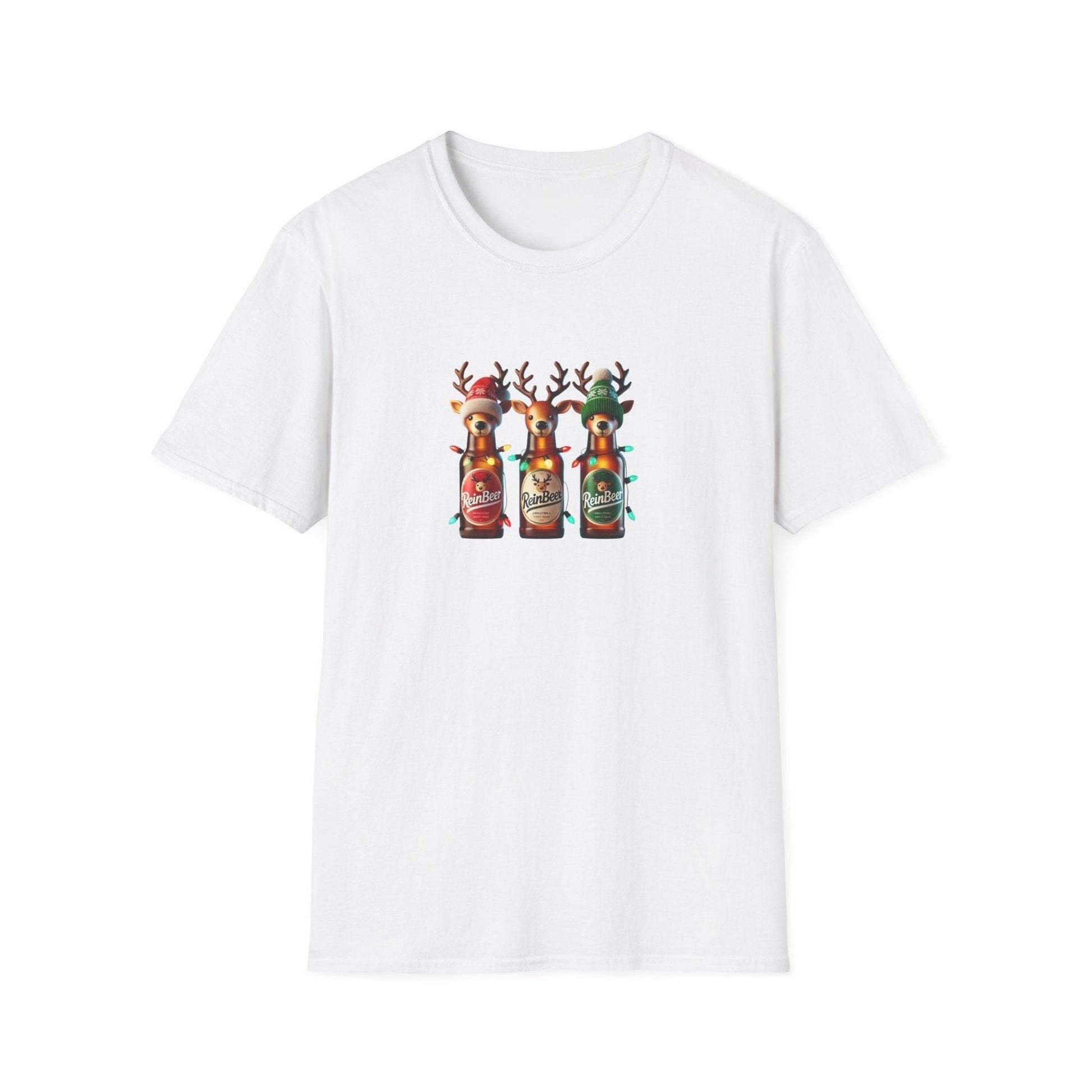 Reinbeer: The 🍻 Official Beverage of the Reindeer Games 🦌 - Unisex Softstyle T-shirt - Whippie's