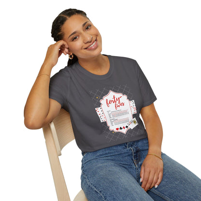 Forty-Fives Card Rankings - Unisex T-Shirt - Whippie's