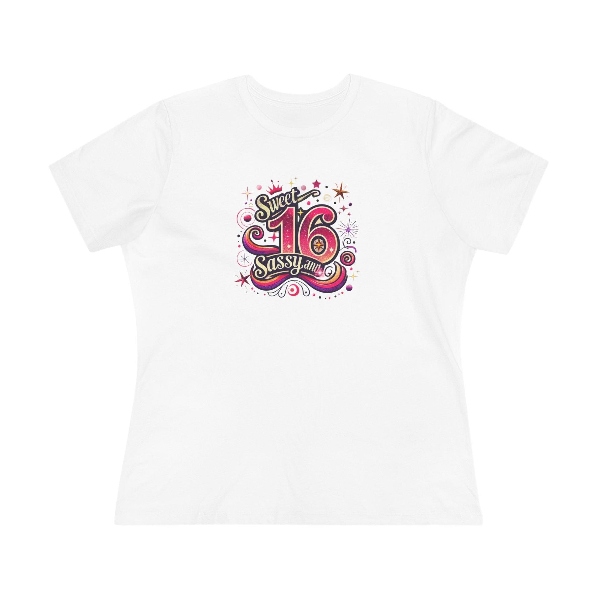 Sweet, Sassy, and 16 - Celebrate in Style! 🎉 - Women's Softstyle Tee - Whippie's