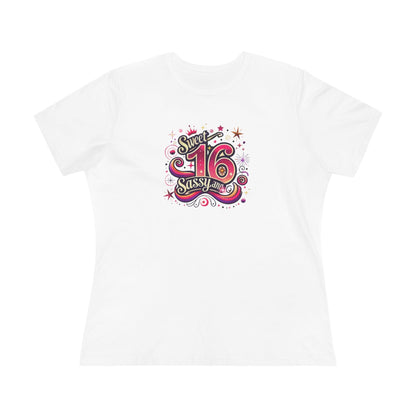 Sweet, Sassy, and 16 - Celebrate in Style! 🎉 - Women's Softstyle Tee - Whippie's