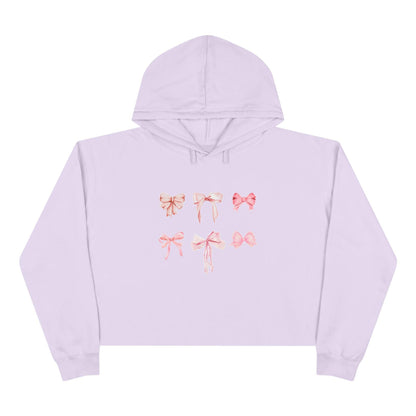 Pink Bow Power Cropped Hoodie - Bow-tiful and Cozy 🎀💖 - Whippie's