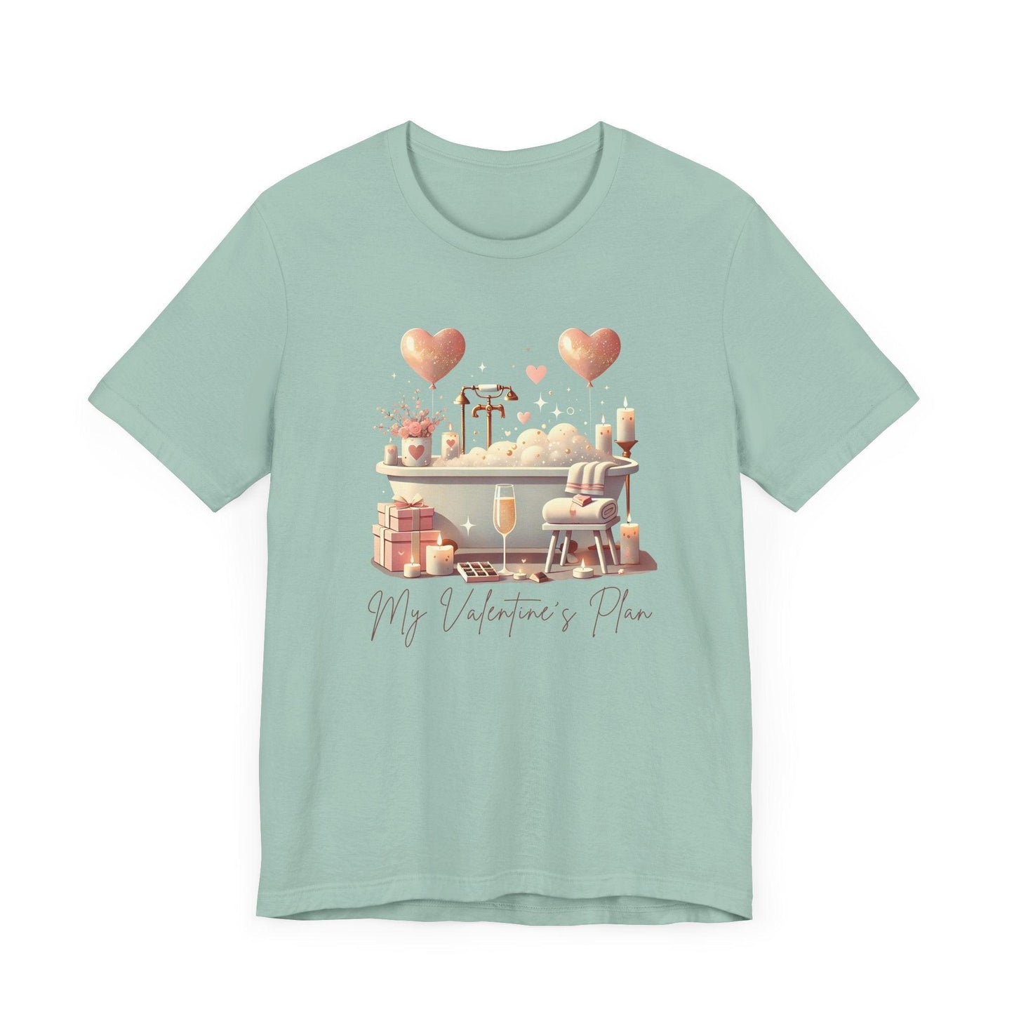 💖 My Valentine's Plan vs. Reality 🛁 Unisex Jersey Tee ✨ Expectation vs. Reality, the Valentine's Day edition! - Whippie's