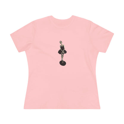 Ballerina Bones - Spooktacularly Stylish! ☠️🩰 - Women's Softstyle Tee - Whippie's