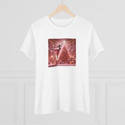 Pink Leap into the Holidays - Women's Softstyle Tee - Whippie's