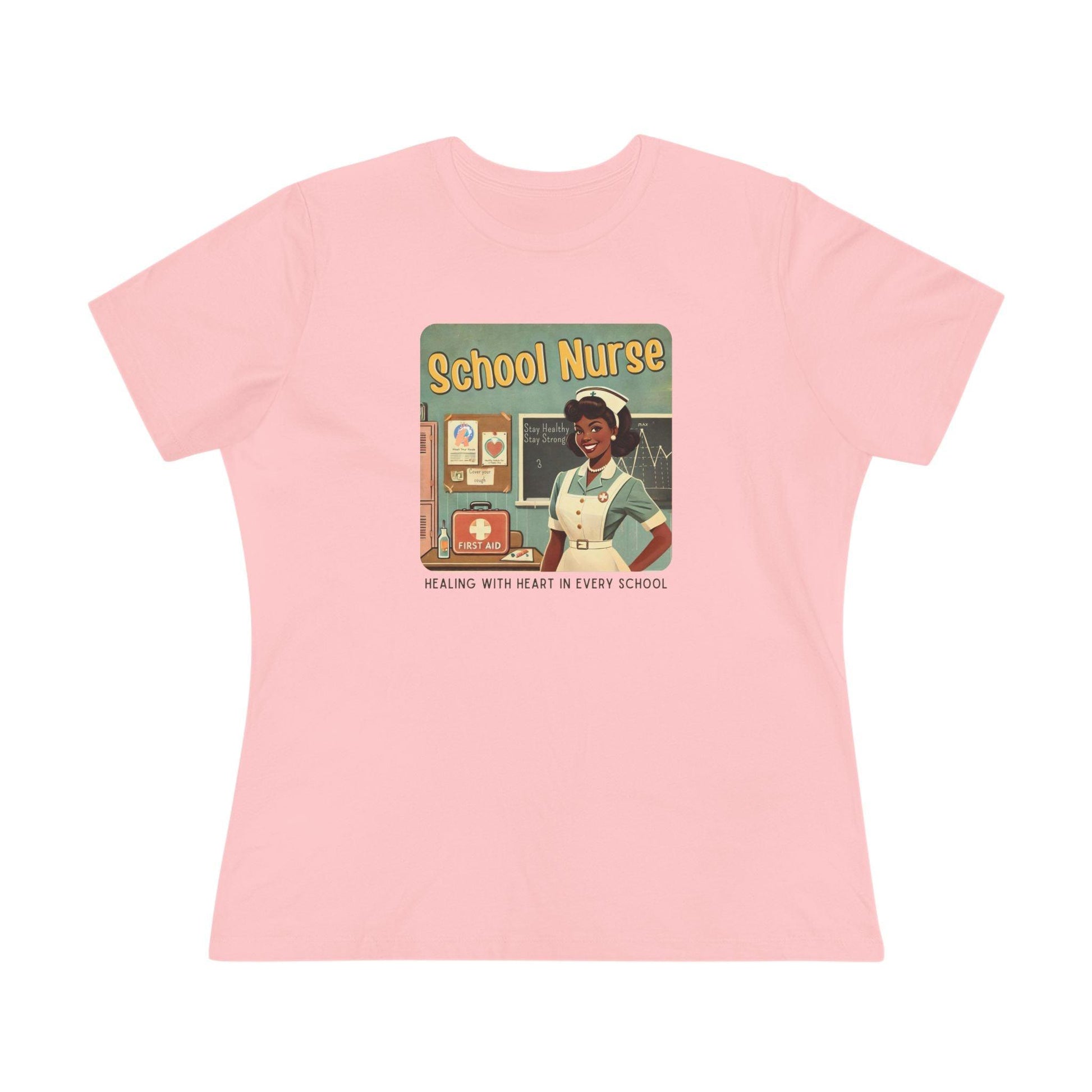 School Nurse Hero Tee (2) - Healing with Heart in Every School 🩺❤️ - Whippie's