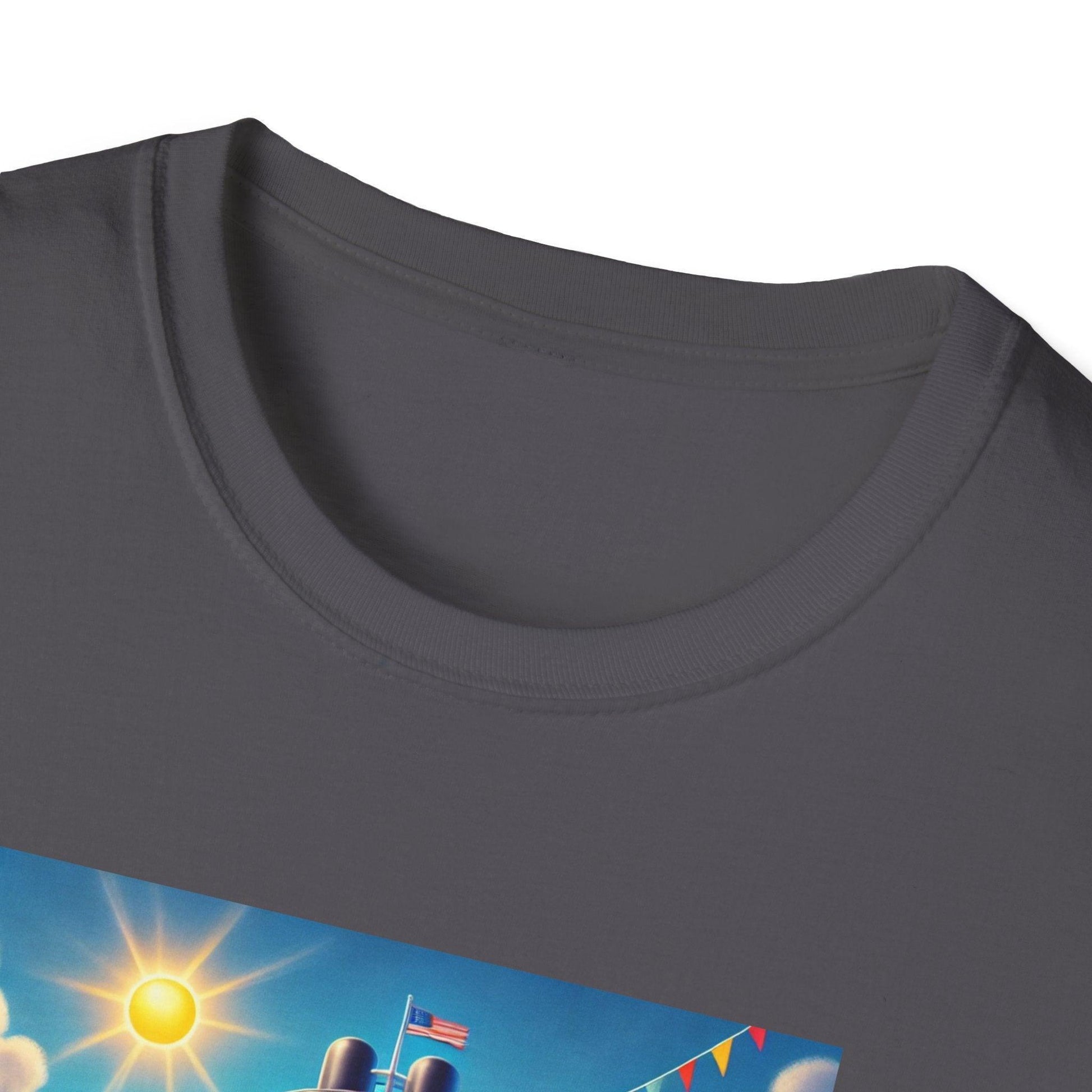 Duck on the Loose! Hilarious Cruise Ship Hide-and-Seek 🛳️ Unisex T-Shirt 🐤 - Whippie's