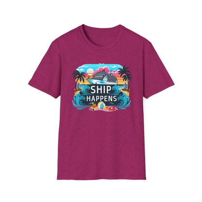 Ship Happens 🛳️🌊 Unisex Tee 🌴 (It's all part of the adventure! 😉) - Whippie's