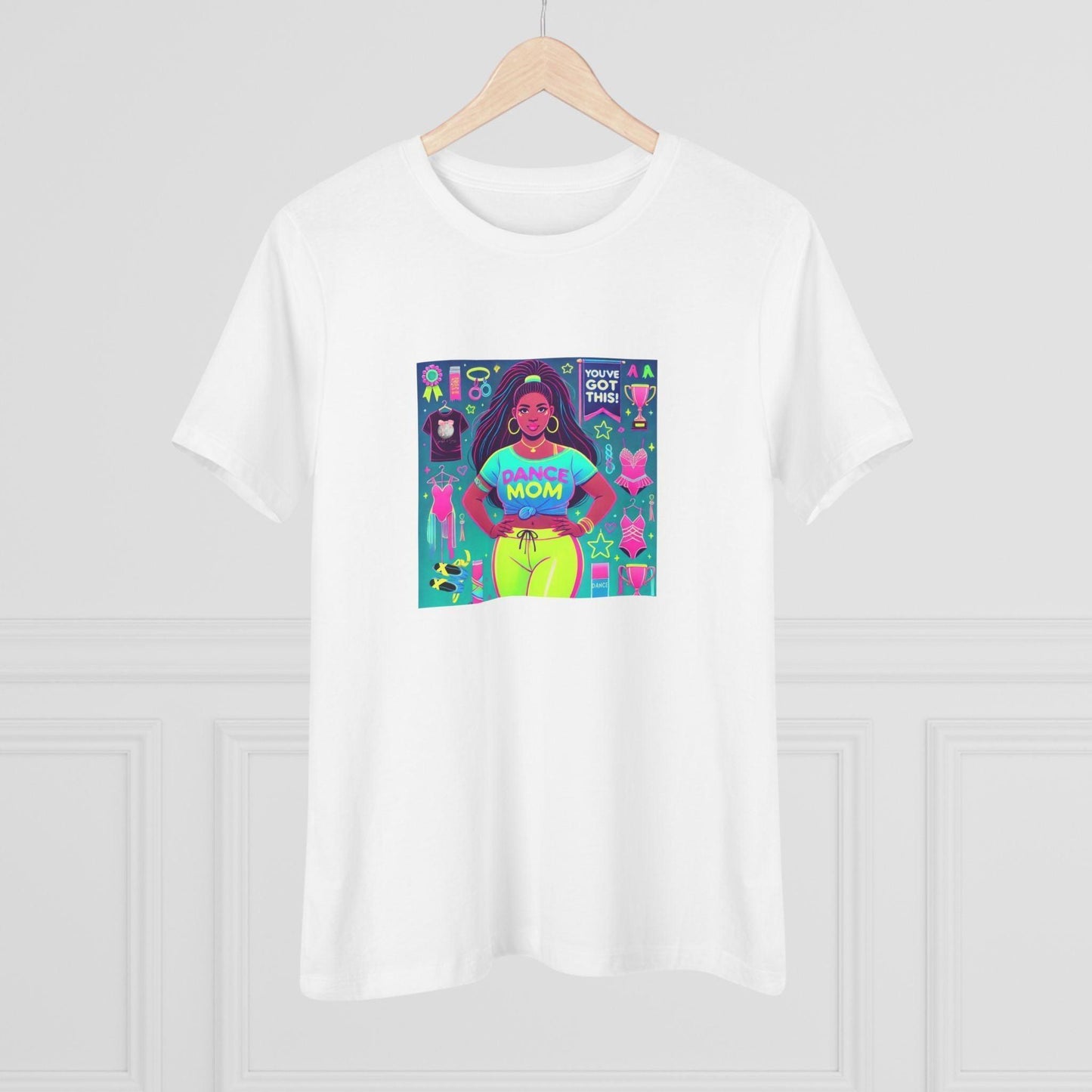 Dance Mom: You've Got This - Darker Skin Tone Mom - Curvy - Women's Softstyle Tee - Whippie's