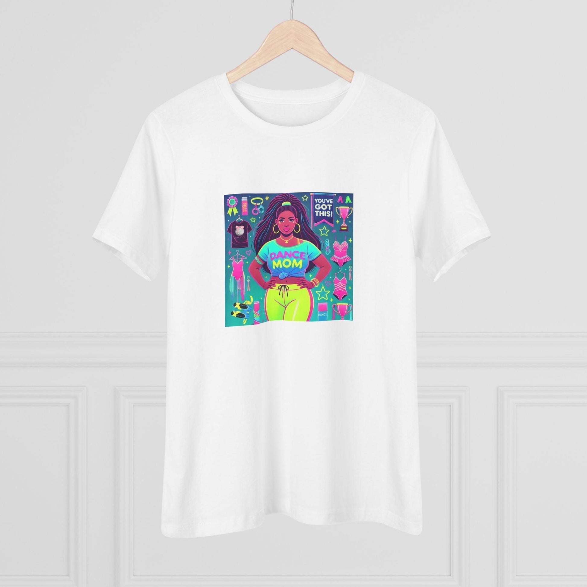 Dance Mom: You've Got This - Darker Skin Tone Mom - Curvy - Women's Softstyle Tee - Whippie's