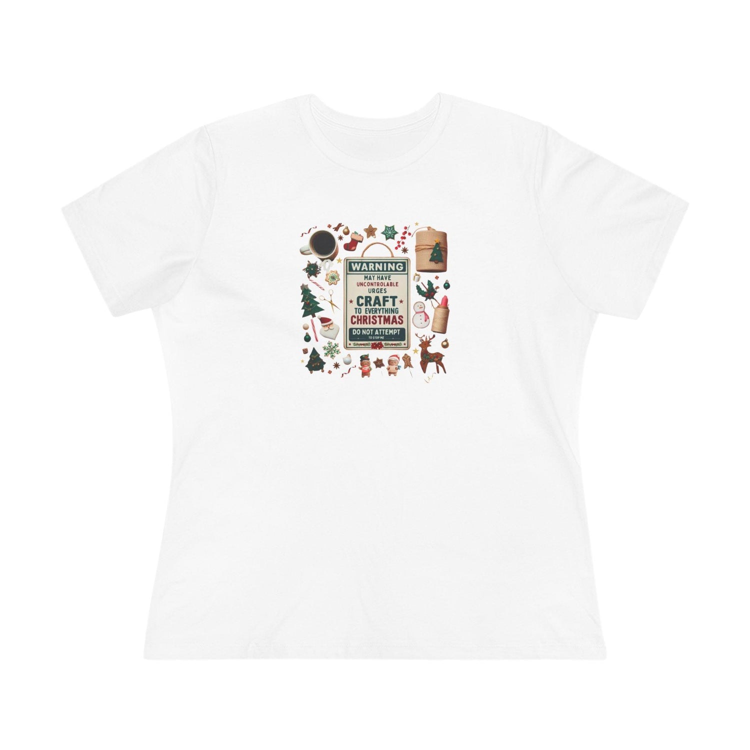 Warning: Uncontrollable Urge to Craft - Women's Softstyle Tee - Whippie's