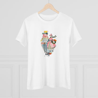 🎁 From the Two of Us! 🎄 Women's Tee ✨ Spread vintage holiday cheer! - Whippie's