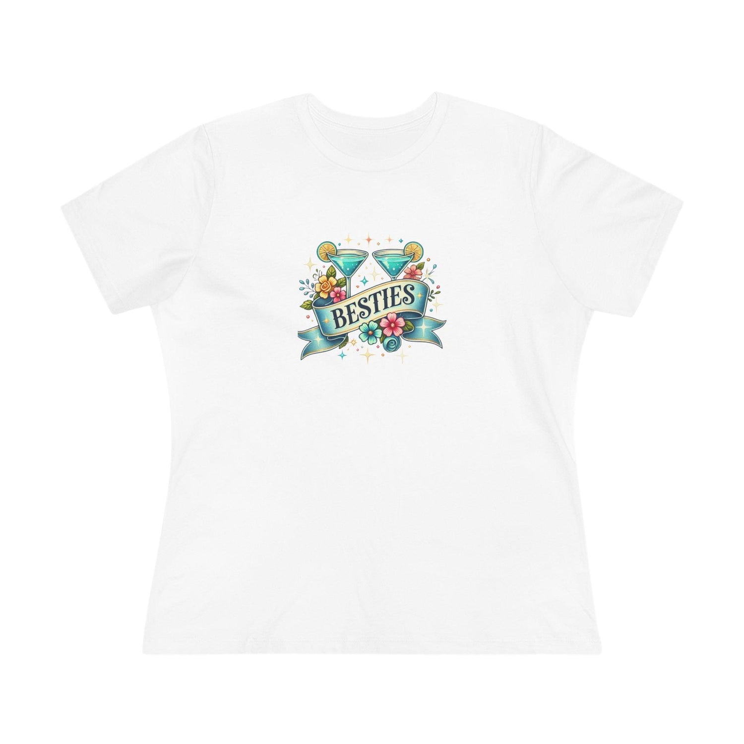 Besties - Two Cocktails - Women's Softstyle Tee - Whippie's