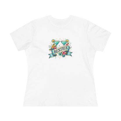 Besties - Two Cocktails - Women's Softstyle Tee - Whippie's