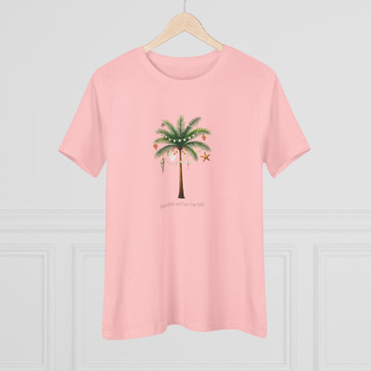 🌴 Jingle Shells & Palm Tree Bells 🐚 Women's Tee ☀️ - Whippie's