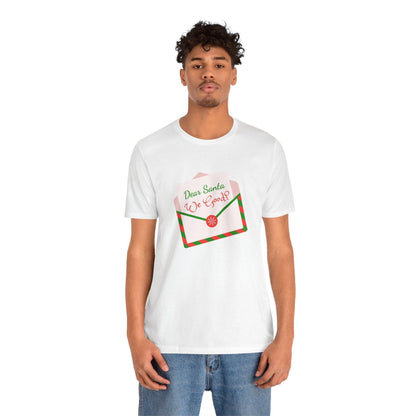 🎅 Dear Santa, We Good? 💌 Unisex Jersey Tee ✨ Been naughty or nice? Santa knows! - Whippie's
