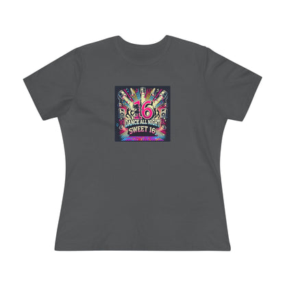 Dance All Night Sweet Sixteen - Party Time! 🎉 - Women's Softstyle Tee - Whippie's