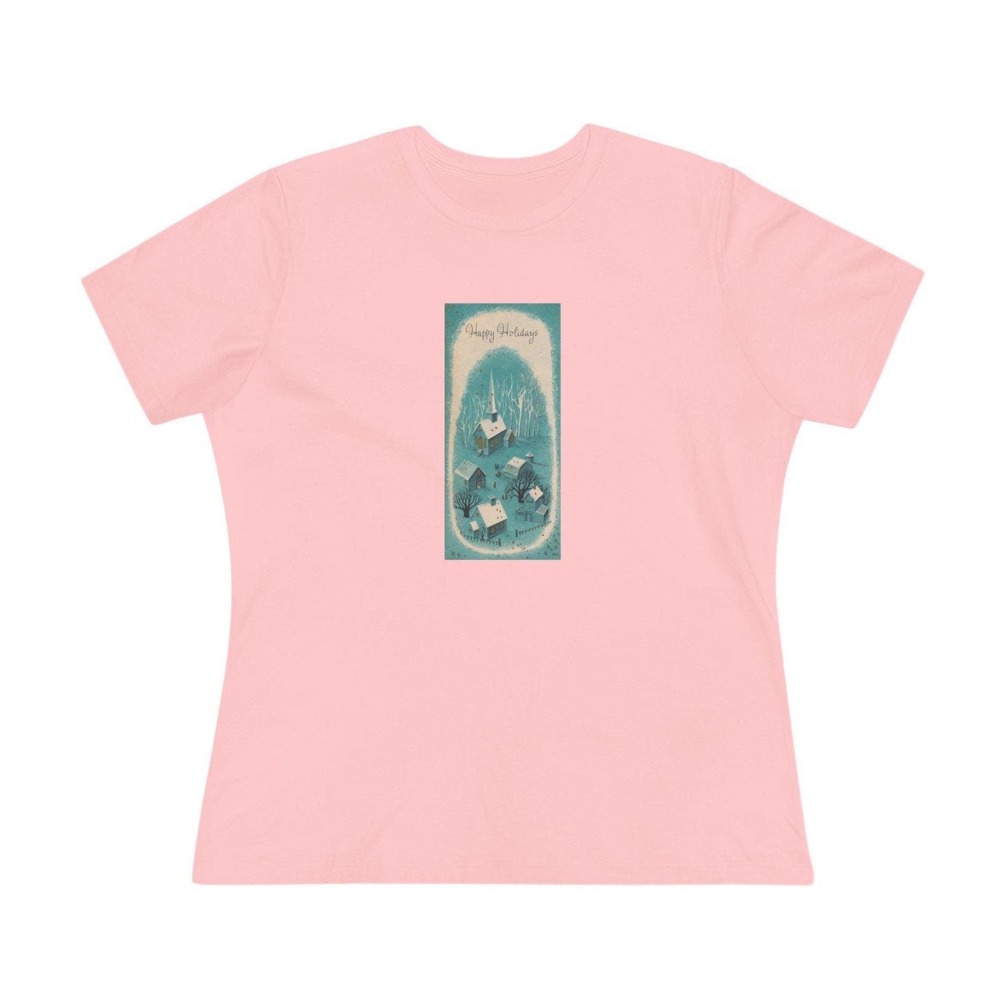 Happy Holidays - Vintage Village - Women's Tee - Whippie's