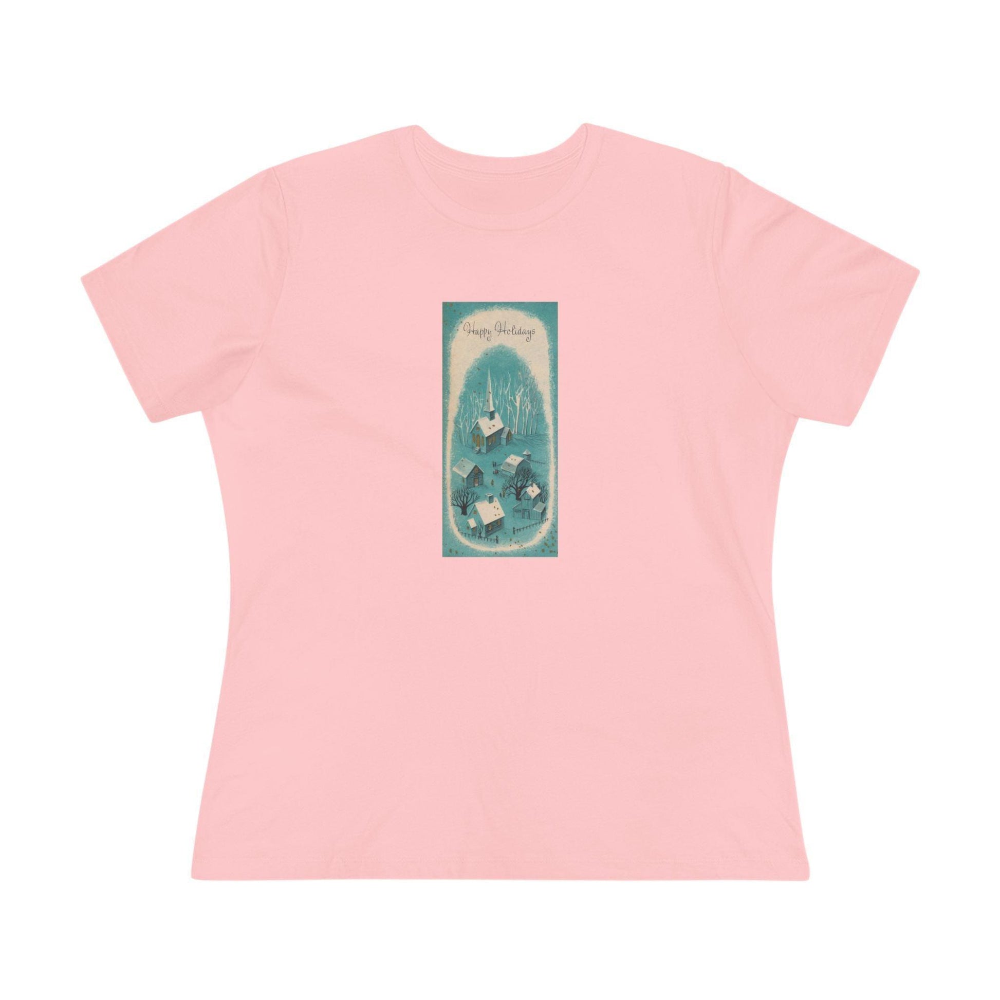 Happy Holidays - Vintage Village - Women's Tee - Whippie's