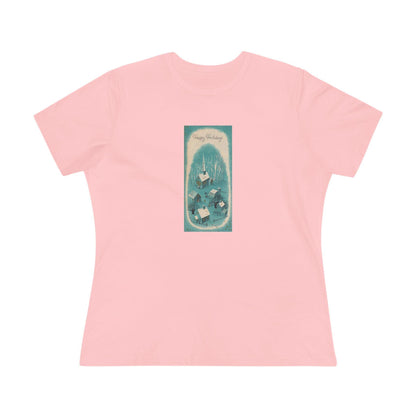 Happy Holidays - Vintage Village - Women's Tee - Whippie's