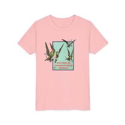 Wizard of Oz Don't Make Me Unleash the Flying Monkeys - Youth T-shirt - Whippie's
