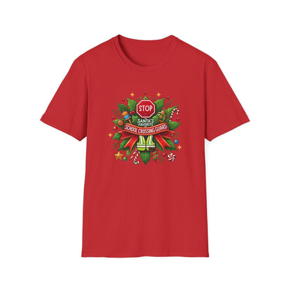 Santa's Favorite Crossing Guard Unisex Tee 🛑🎅 - Whippie's