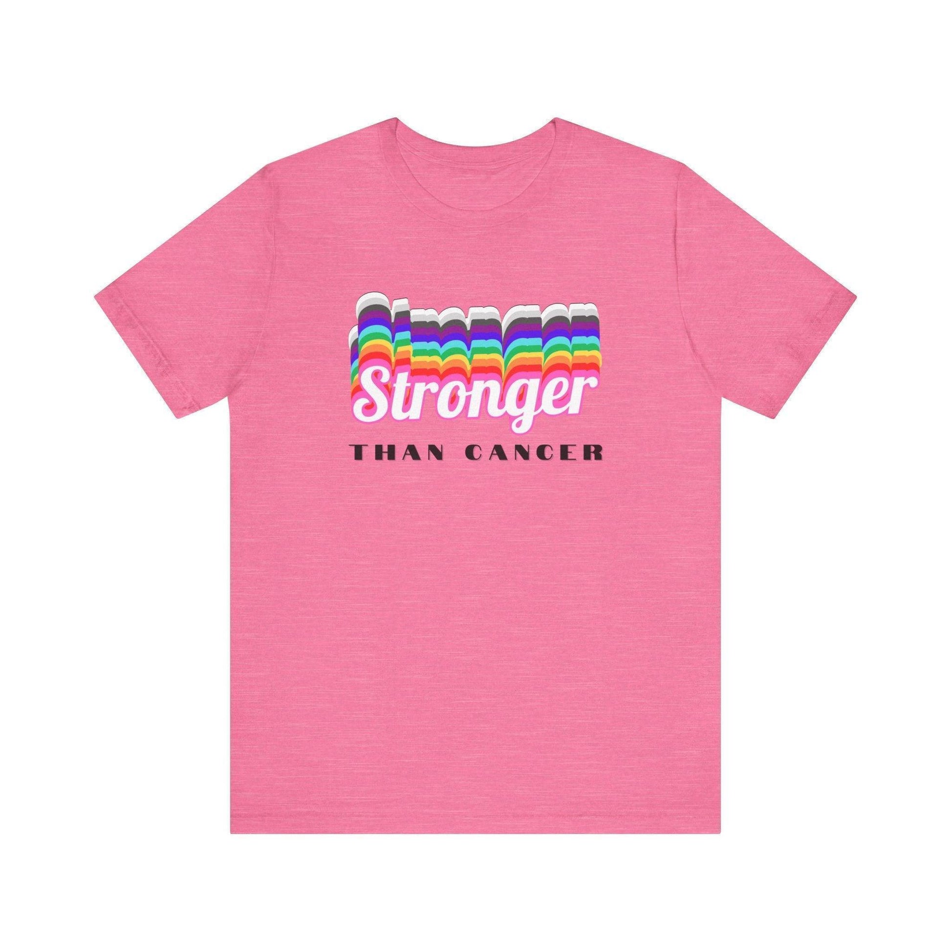 💪 Stronger Than Cancer 🎗️ Unisex Jersey Tee ✨ Show your support, wear your strength. - Whippie's