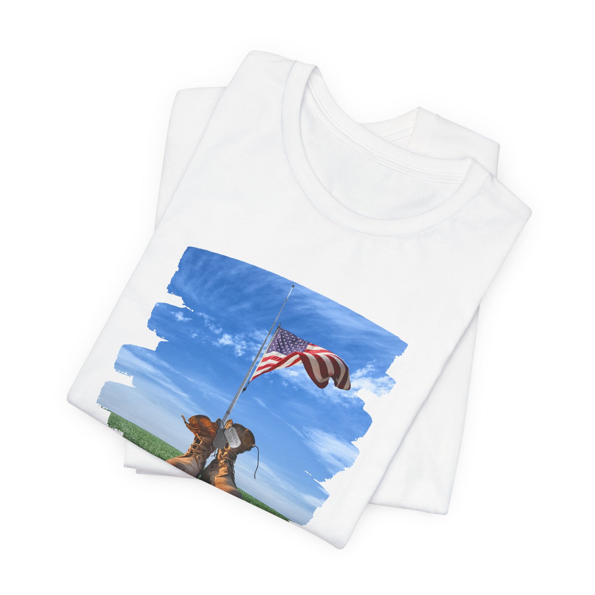 Memorial Day Military Boots Unisex Tee - Personalizable - Whippie's