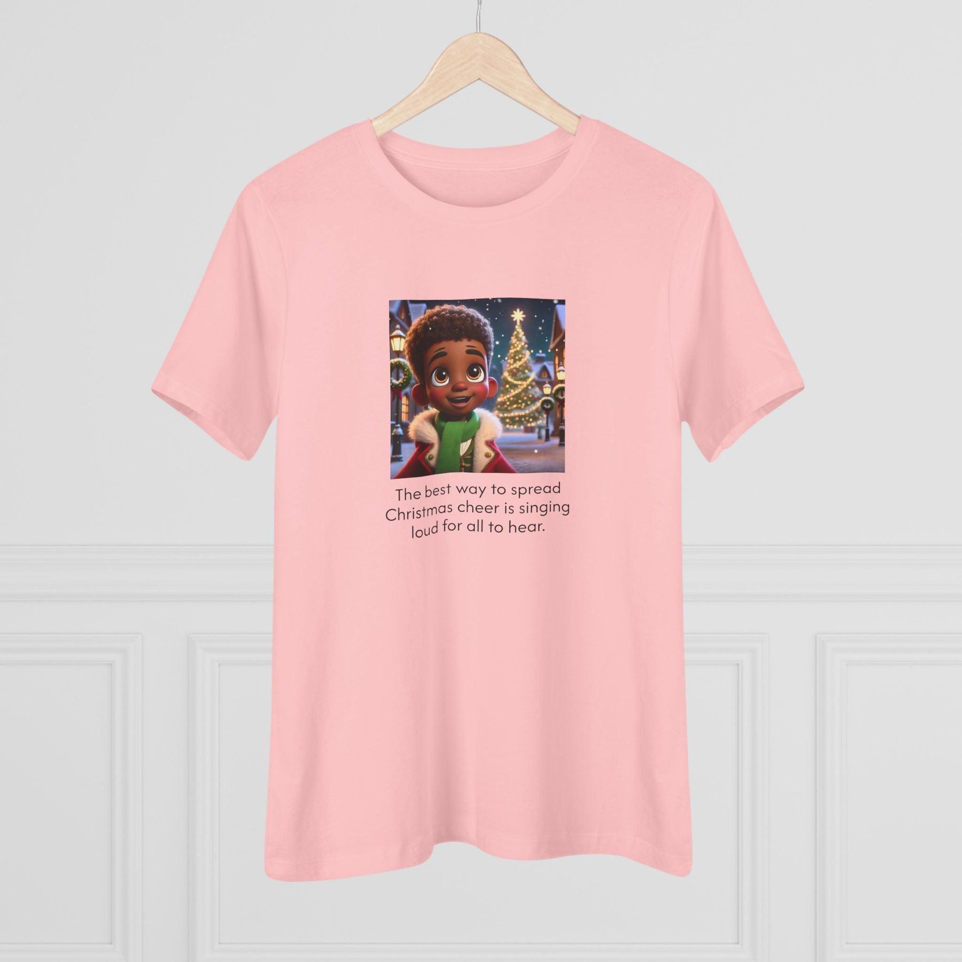 Caroler - Christmas Cheer - Younger BH Boy - Women's Tee - Whippie's