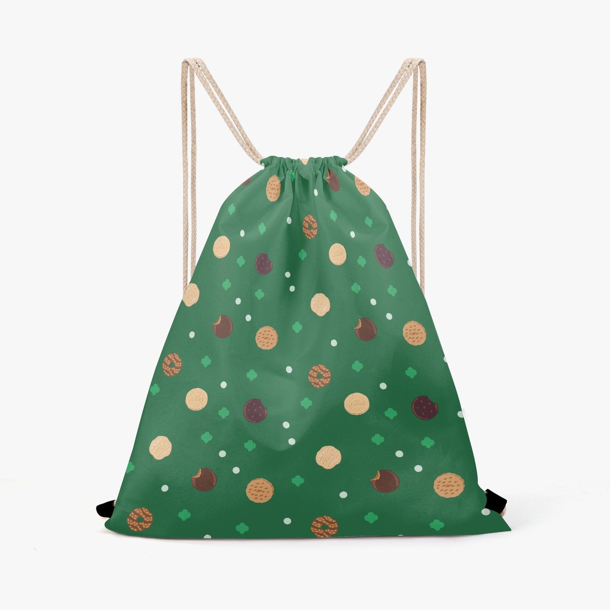 Girl Scout Cookie Drawstring Backpack - 🍪 Carry Your Cookies with Confidence and Style! 🍪 - Whippie's