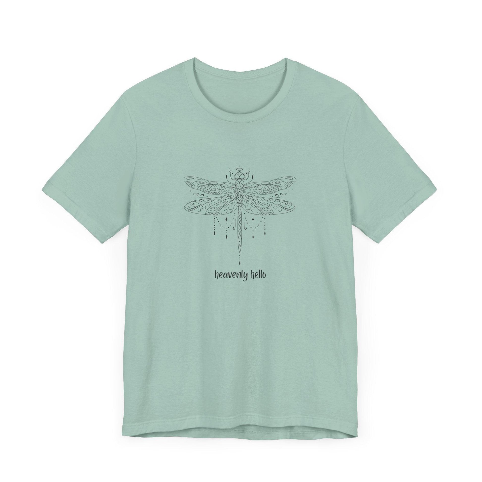 Heavenly Hello Unisex Jersey Tee - 🕊️ Carry a Piece of Heaven Close to Your Heart 🕊️ - Whippie's