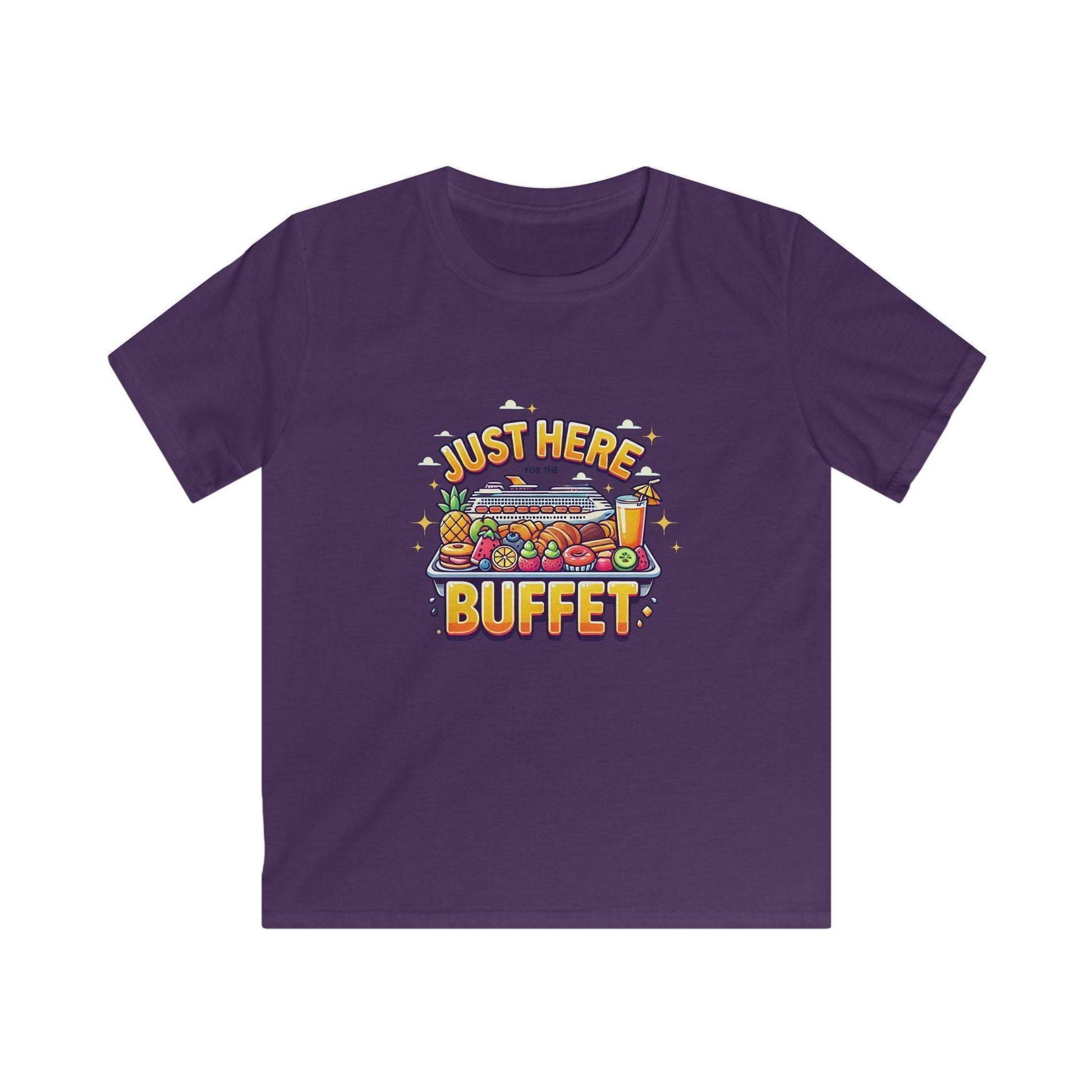 Just Here for the Buffet" Kids' Tee! 🛳️🍽️ (Yummy! 😋) - Whippie's