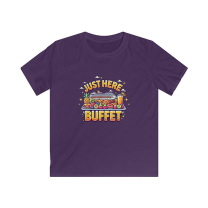 Just Here for the Buffet" Kids' Tee! 🛳️🍽️ (Yummy! 😋) - Whippie's