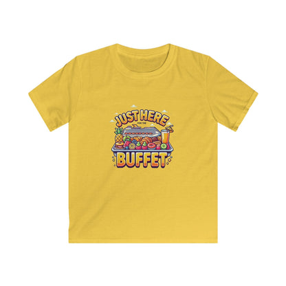 Just Here for the Buffet" Kids' Tee! 🛳️🍽️ (Yummy! 😋) - Whippie's