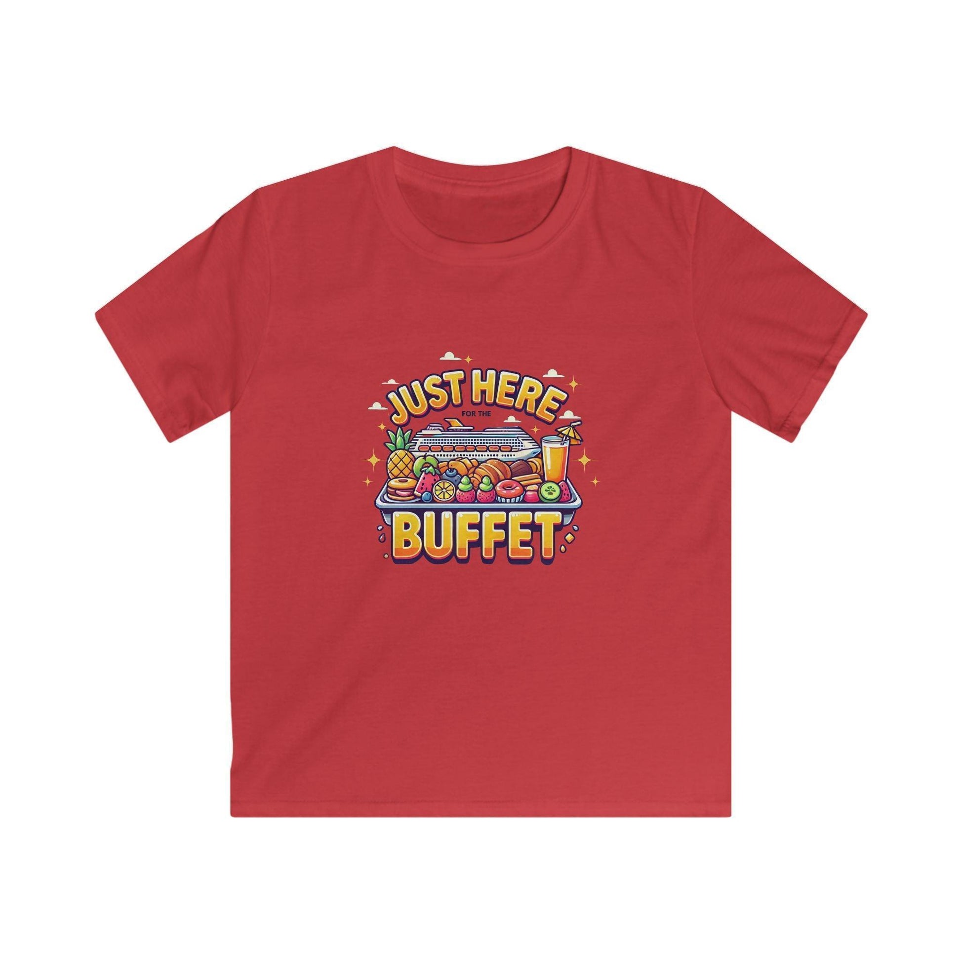 Just Here for the Buffet" Kids' Tee! 🛳️🍽️ (Yummy! 😋) - Whippie's