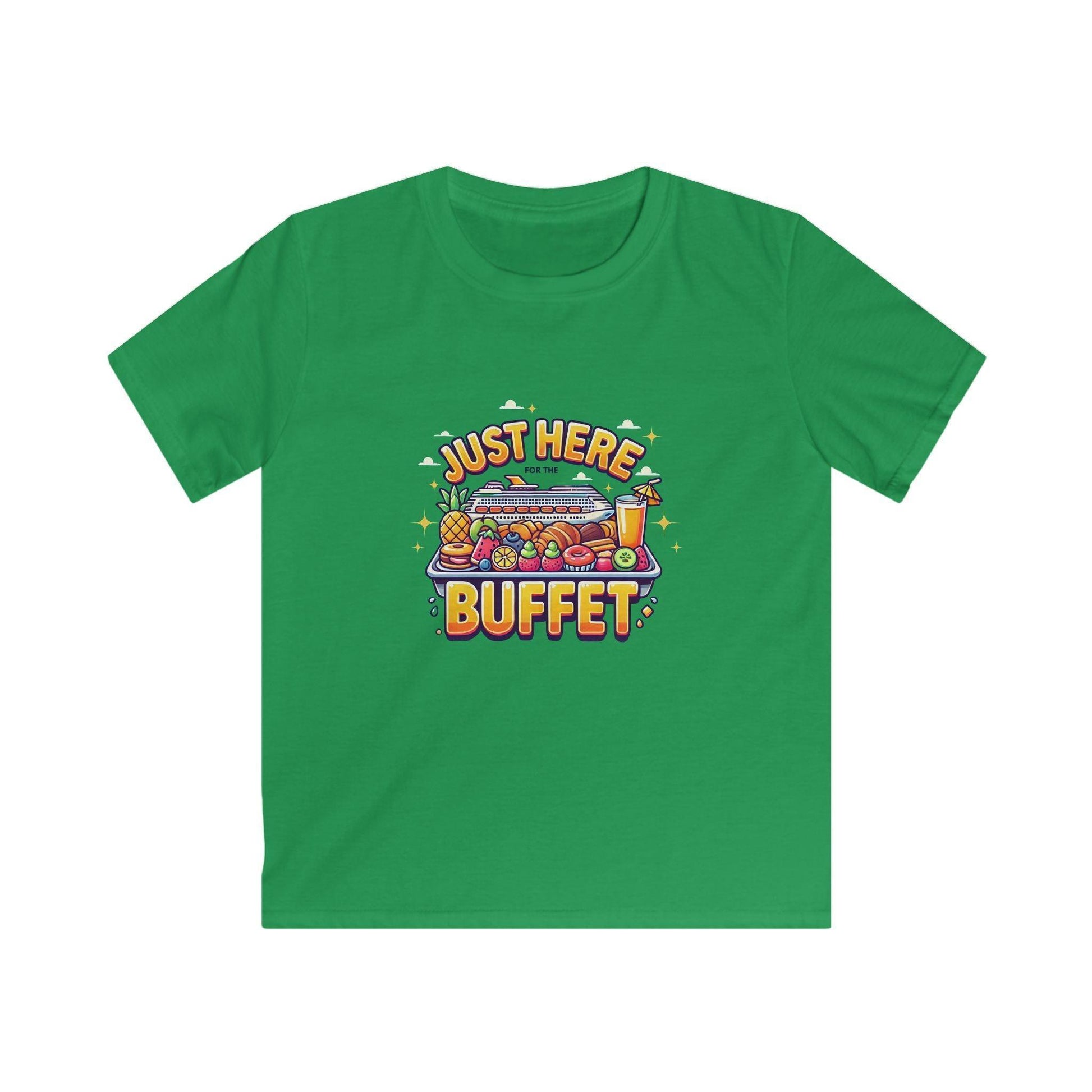 Just Here for the Buffet" Kids' Tee! 🛳️🍽️ (Yummy! 😋) - Whippie's