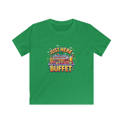 Just Here for the Buffet" Kids' Tee! 🛳️🍽️ (Yummy! 😋) - Whippie's