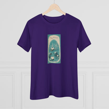 Happy Holidays - Vintage Village - Women's Tee - Whippie's