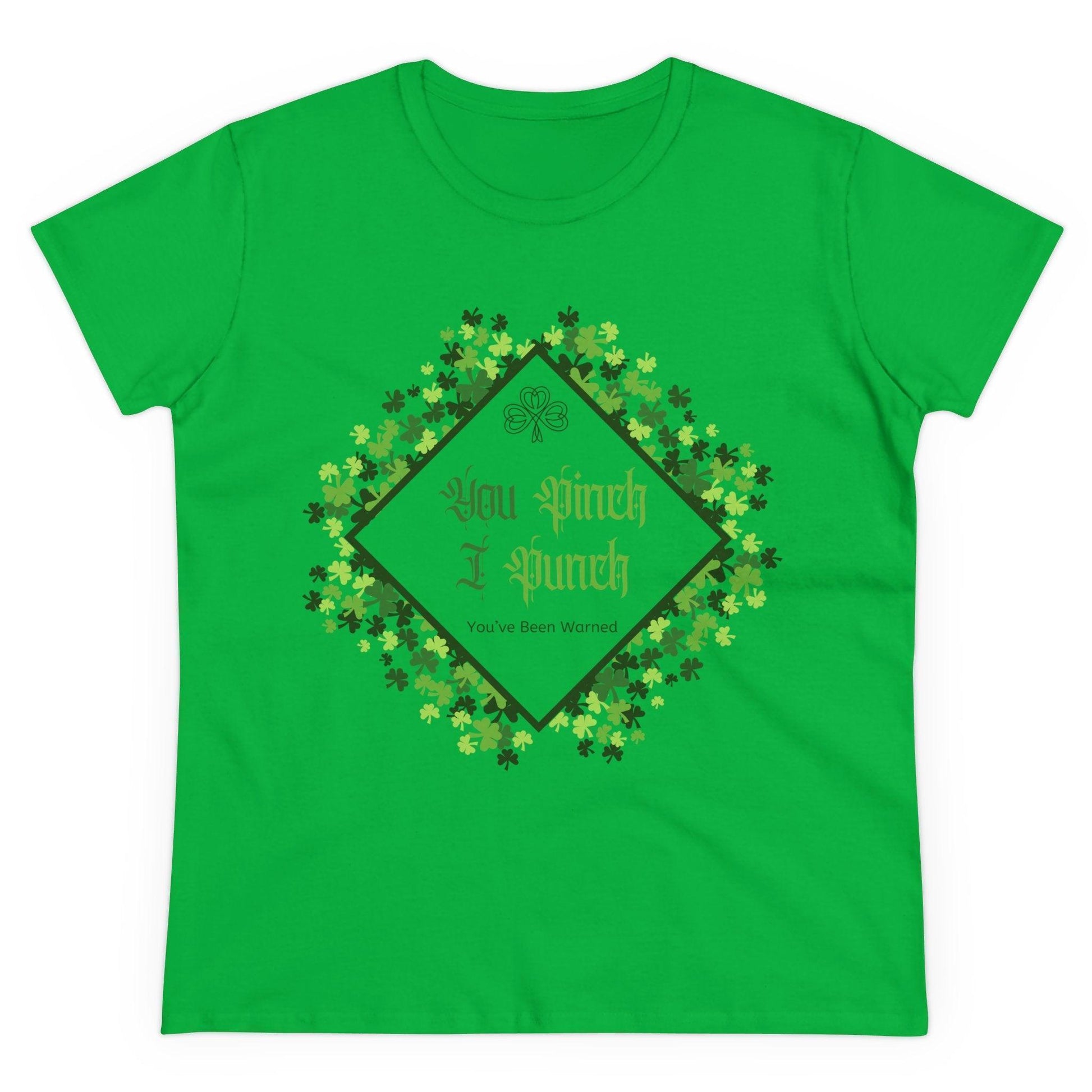 🍀 You Pinch I Punch 🍀 Women's Tee ☘️ A touch of Irish luck! - Whippie's