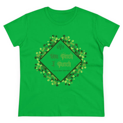 🍀 You Pinch I Punch 🍀 Women's Tee ☘️ A touch of Irish luck! - Whippie's