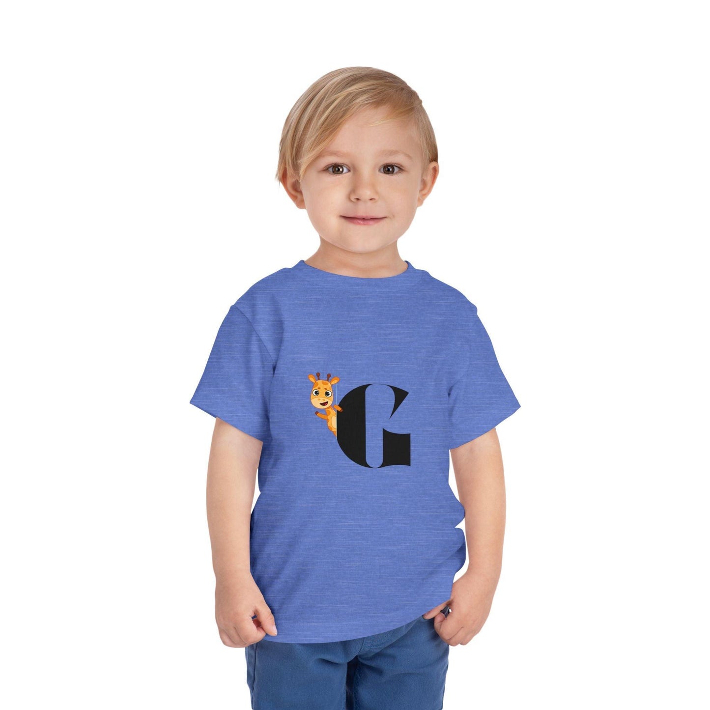 Alphabet Adventures: Letter G - Giraffe Toddler T-shirt - Whippie's